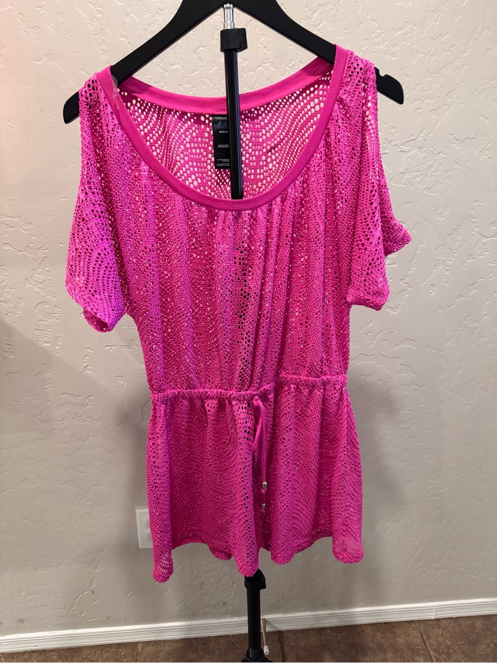 Catalina Hot Pink Polka Dot Swim Cover-Up